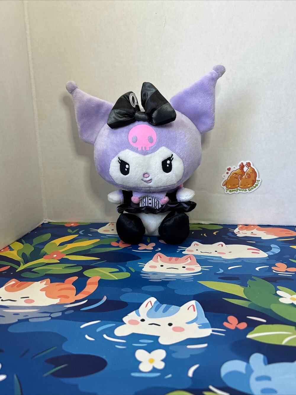 Sanrio Hello Kitty Kuromi Dress & Bow Purple Plush Stuffed Animal Toy Gund 2022